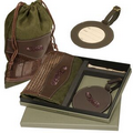 Woodbury Golf Pouch/Tag Set